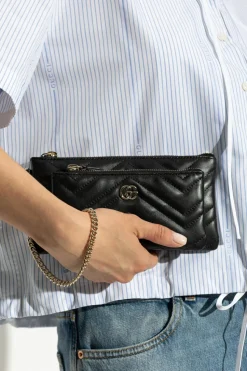 Gucci CZARNY Kopertówka `GG Marmont 2.0 Small`