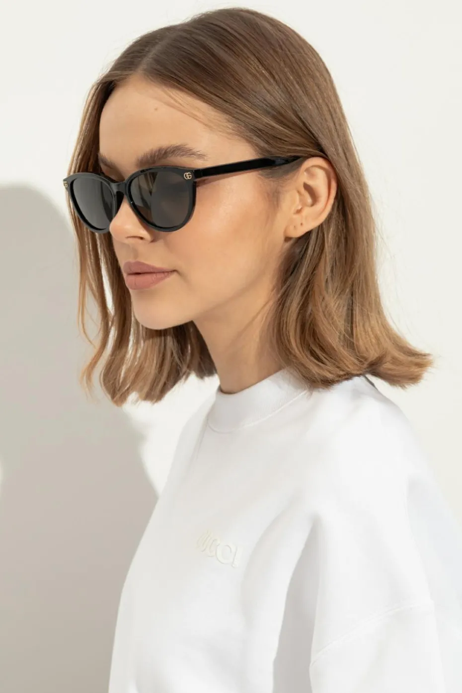Gucci CZARNY Okulary przeciwsłoneczne