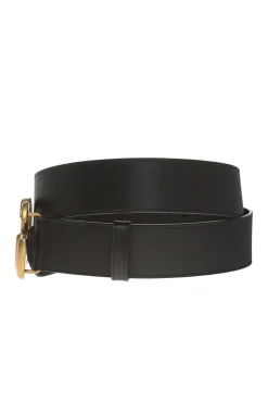 Gucci CZARNY Pasek z dekoracyjną klamrą