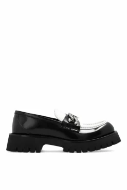 Gucci CZARNY Skórzane buty typu ‘loafers’