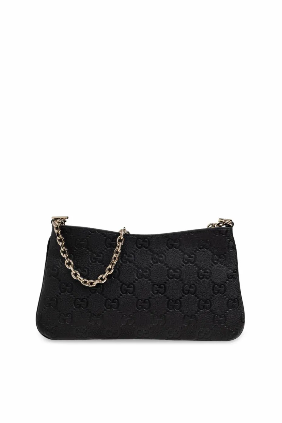 Gucci CZARNY Torba do ręki `GG Emblem`