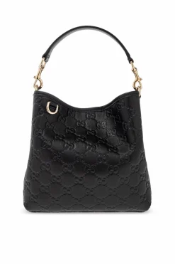 Gucci CZARNY Torba na ramię typu `bucket`