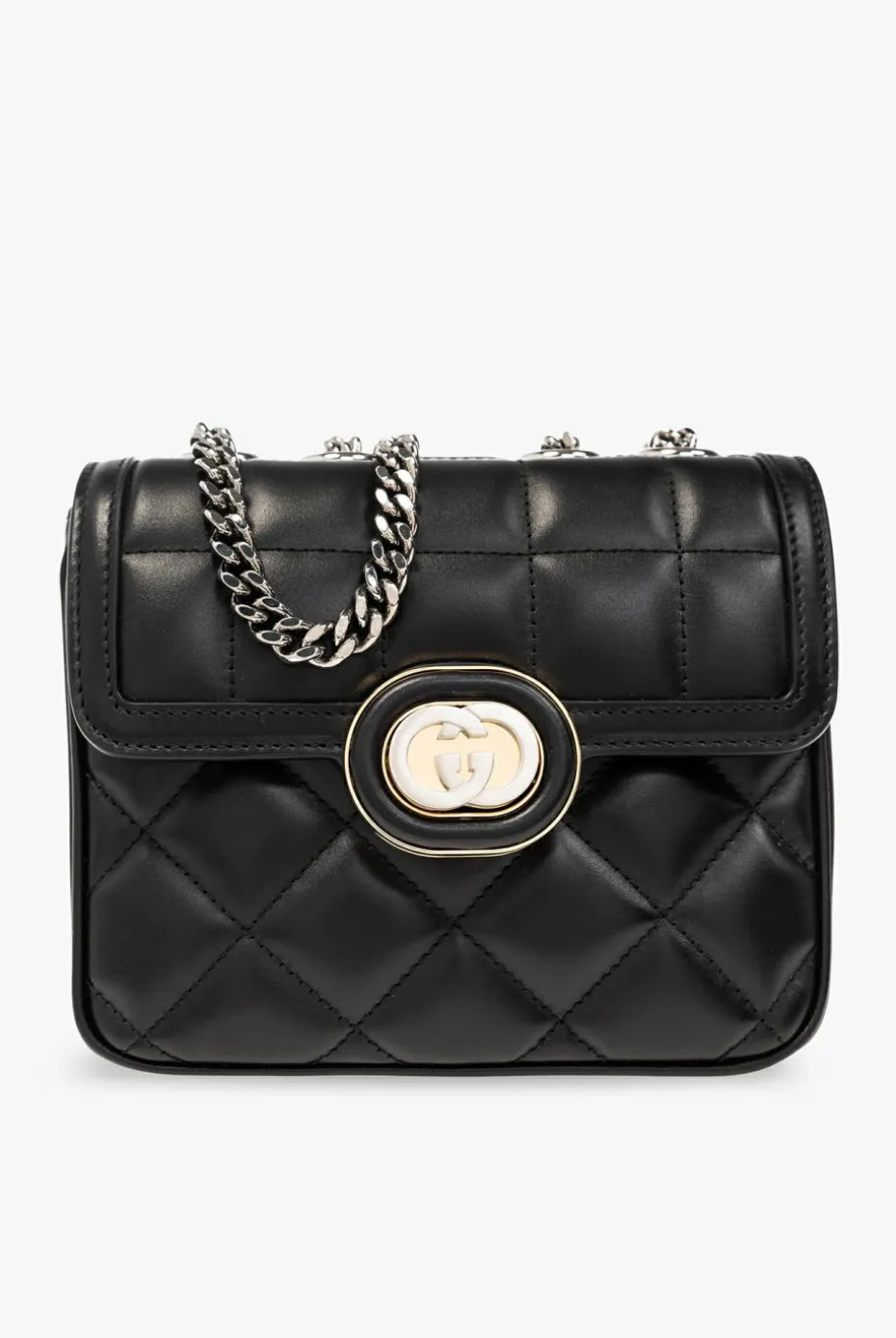 Gucci CZARNY Torba na ramię ‘Deco Mini’