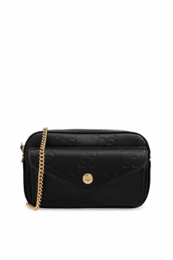 Gucci CZARNY Torba na ramię ‘GG Super Mini’