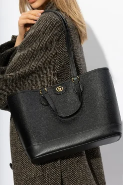 Gucci CZARNY Torba ‘Ophidia Small’ typu ‘shopper’