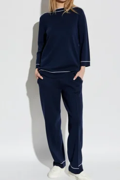 Gucci GRANATOWY Wełniany sweter