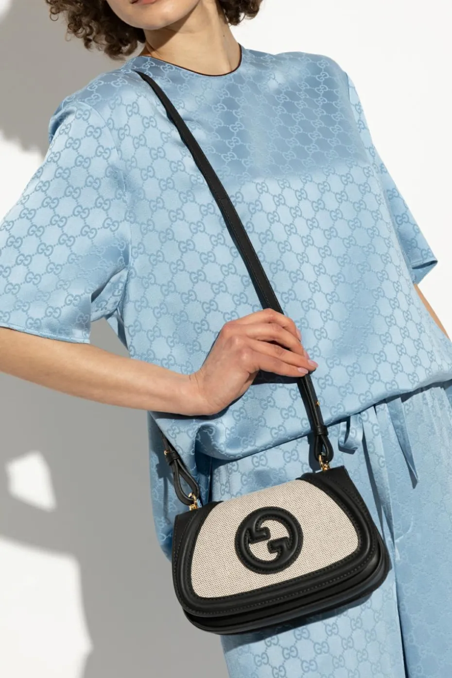 Gucci kremowy Torba na ramię `Blondie Mini`