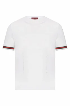 Gucci kremowy Wełniany top