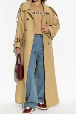 Gucci NIEBIESKI Jeansy z wysokim stanem