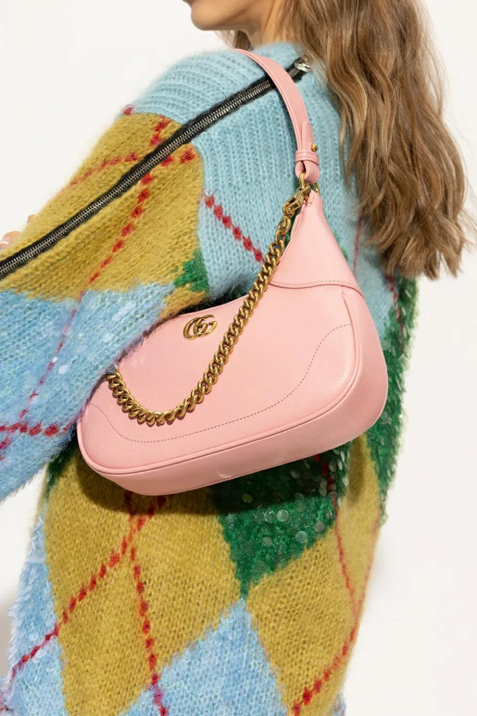 Gucci RÓŻOWY Torba na ramię ‘Aphrodite Small’