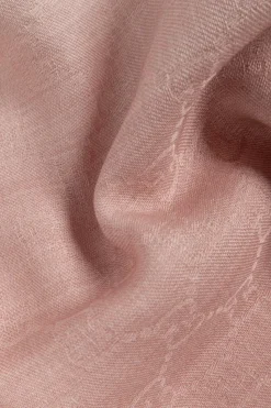 Gucci RÓŻOWY Wełniana chusta
