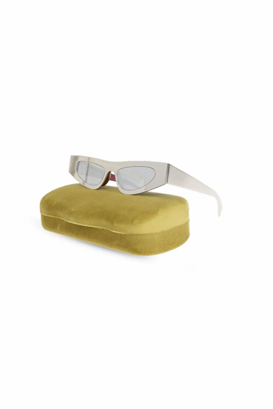 Gucci SREBRNY Okulary przeciwsłoneczne