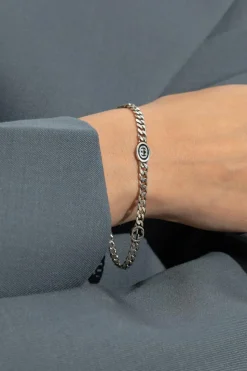 Gucci SREBRNY Srebrna bransoleta