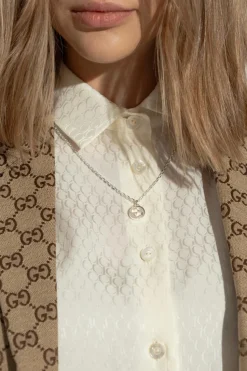 Gucci SREBRNY Srebrny naszyjnik
