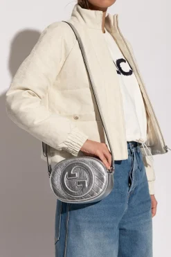Gucci SREBRNY Torba na ramię ‘Blondie Mini’