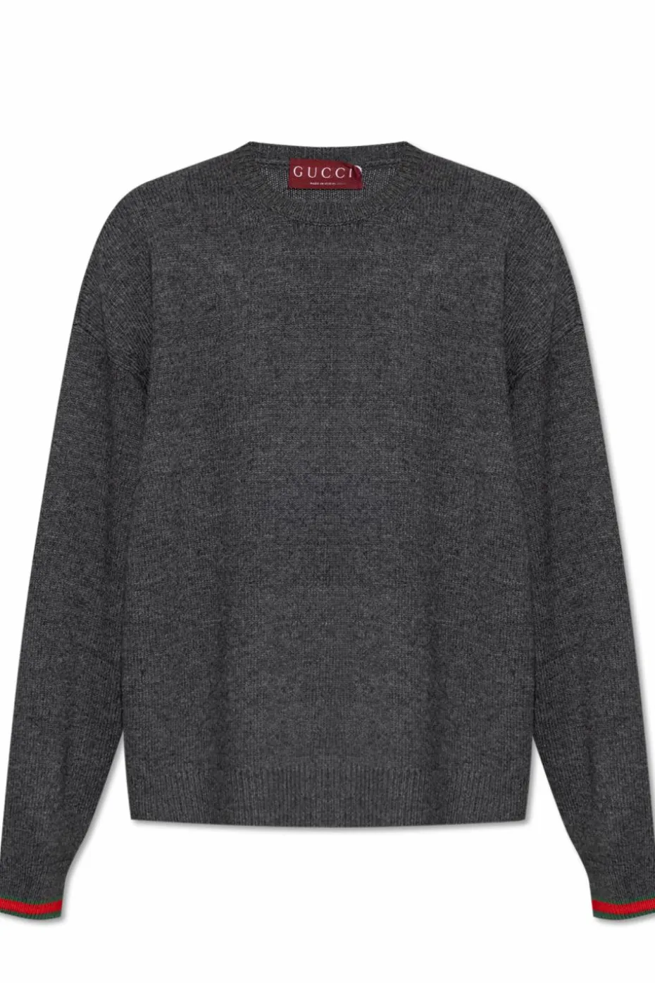 Gucci SZARY Wełniany sweter