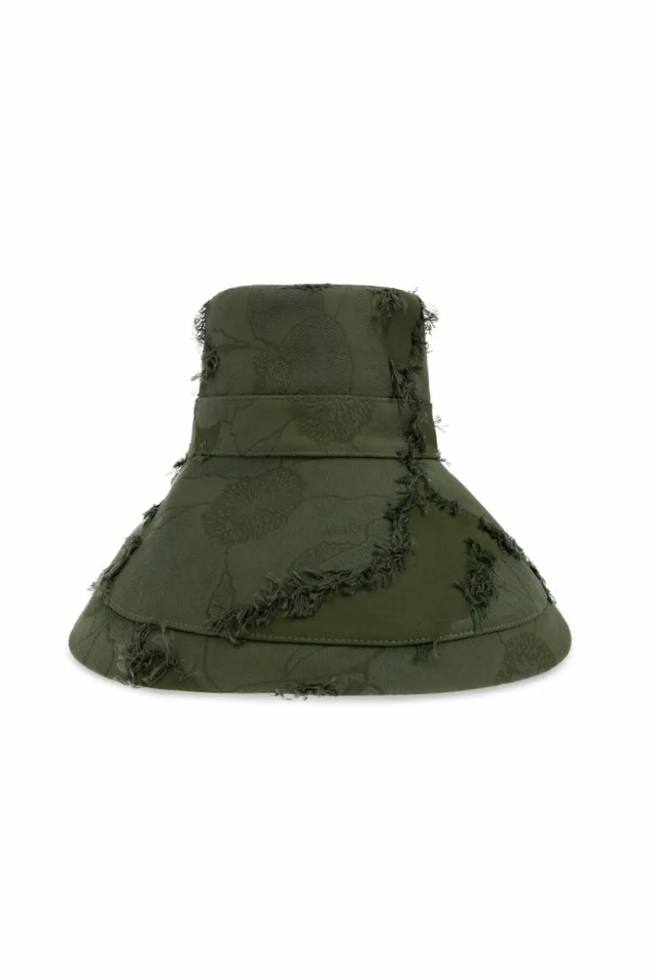 Gucci ZIELONY Kapelusz z efektem `vintage`