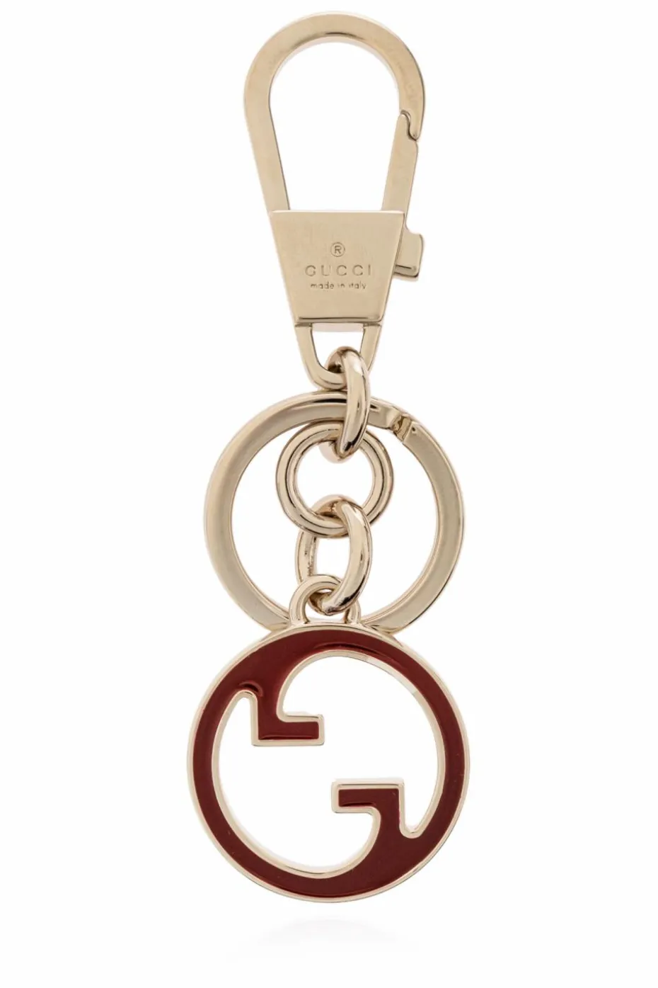 Gucci ZŁOTY Brelok z logo