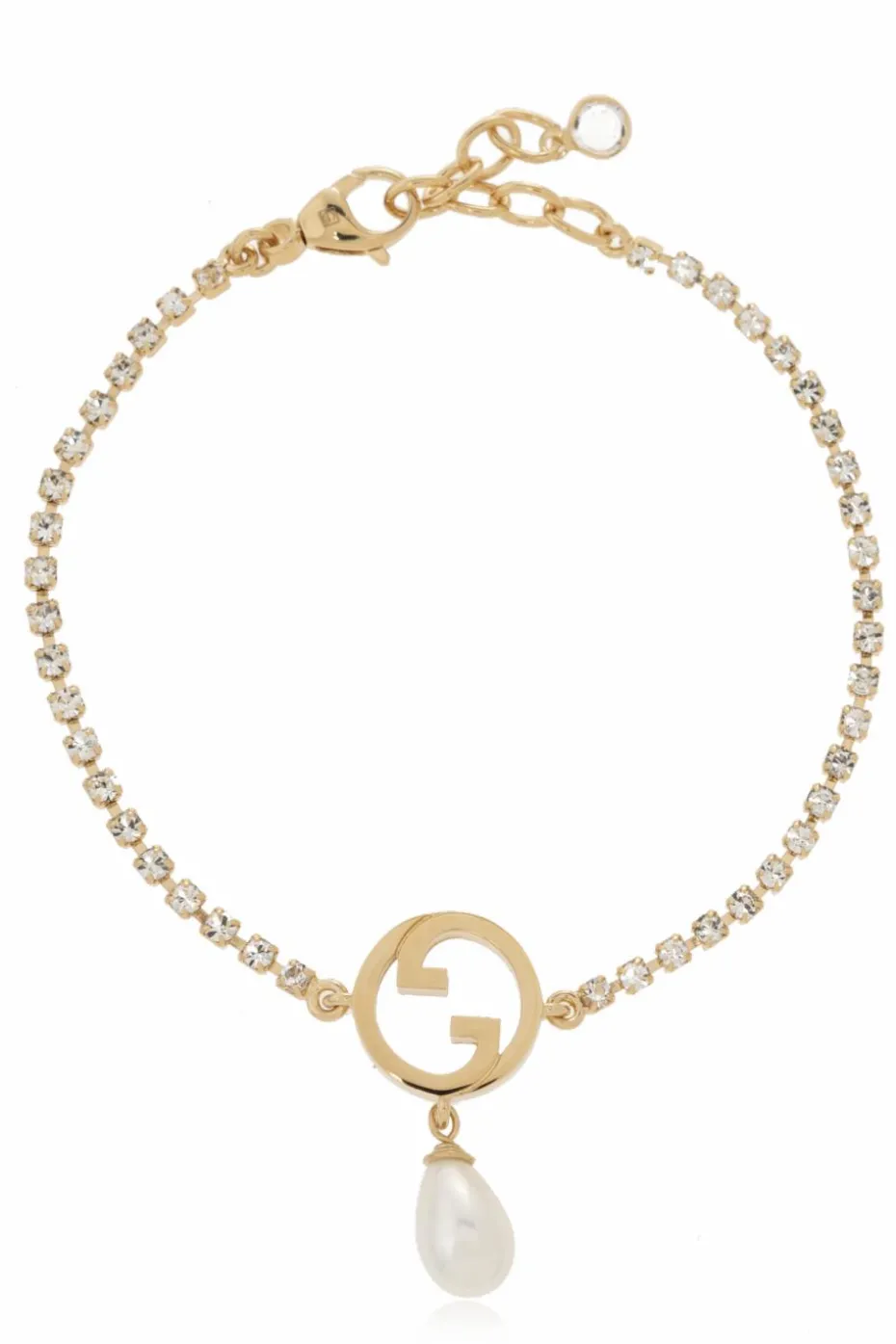 Gucci ZŁOTY Mosiężna bransoleta