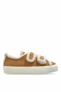 Inuikii beżowy Buty `Shearling Low Velcro`