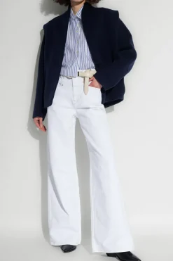 Isabel Marant BIAŁY Jeansy ‘Lemony’