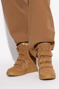 Isabel Marant BRĄZOWY Buty na koturnie `IM3`