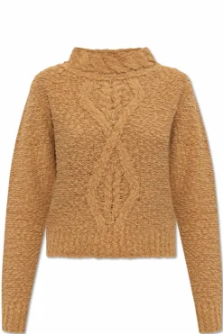 Isabel Marant BRĄZOWY Sweter `Romane`
