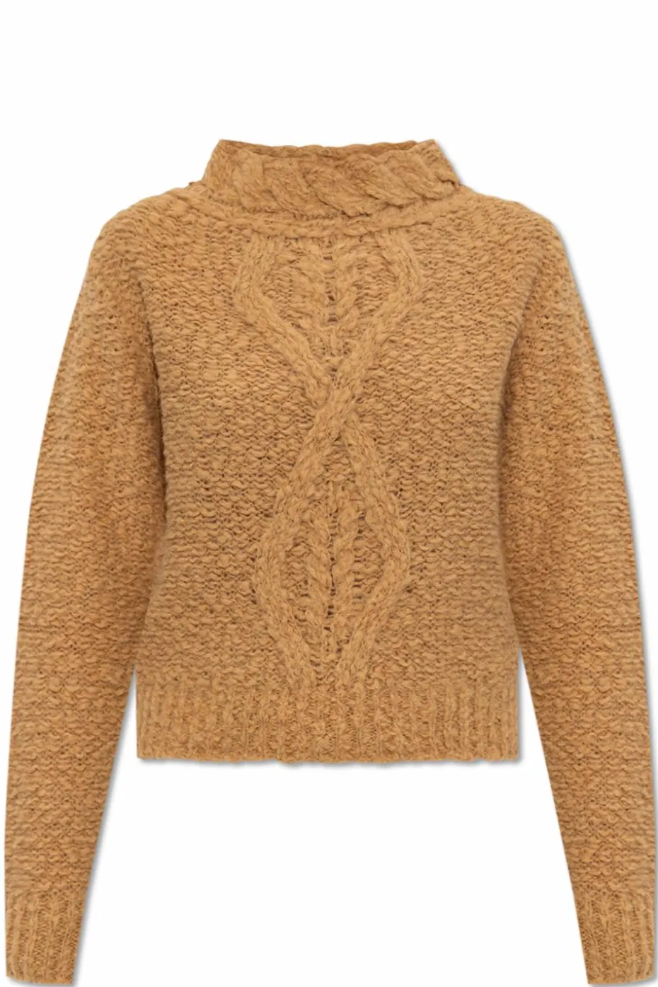 Isabel Marant BRĄZOWY Sweter `Romane`