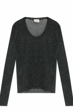 Isabel Marant CZARNY Top `Thalia`