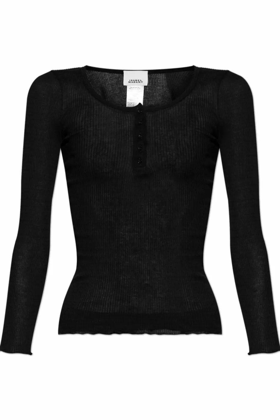 Isabel Marant CZARNY Top `Lamylic`