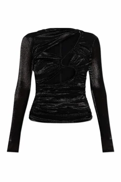 Isabel Marant CZARNY Top `Rose`