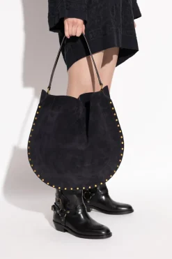 Isabel Marant CZARNY Torba na ramię `Oskan Hobo`