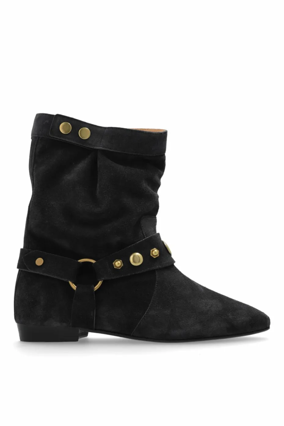 Isabel Marant CZARNY Zamszowe botki `Stania`