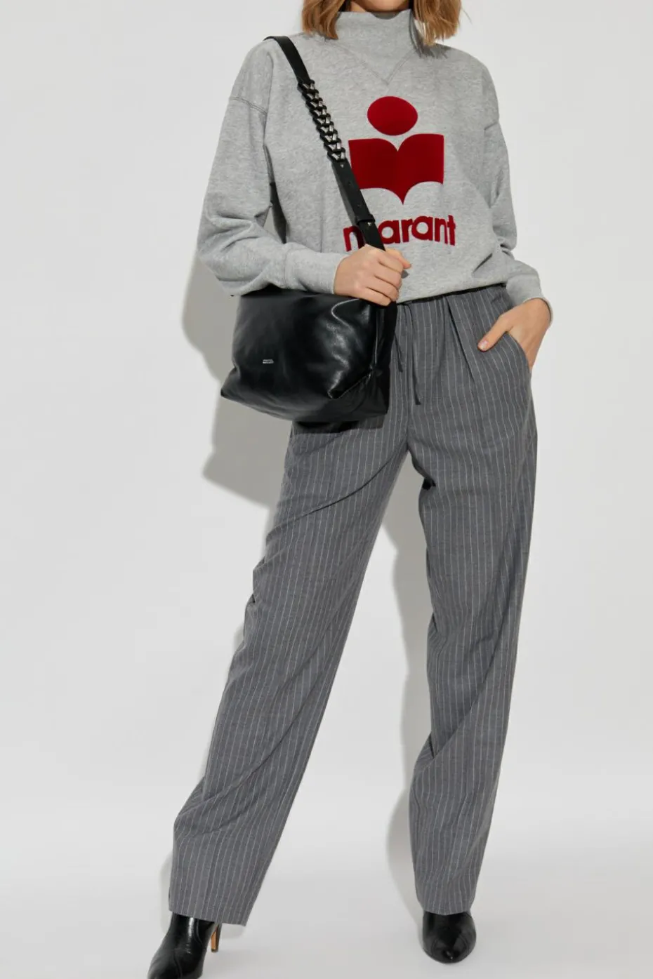 Isabel Marant SZARY Spodnie `Liska`