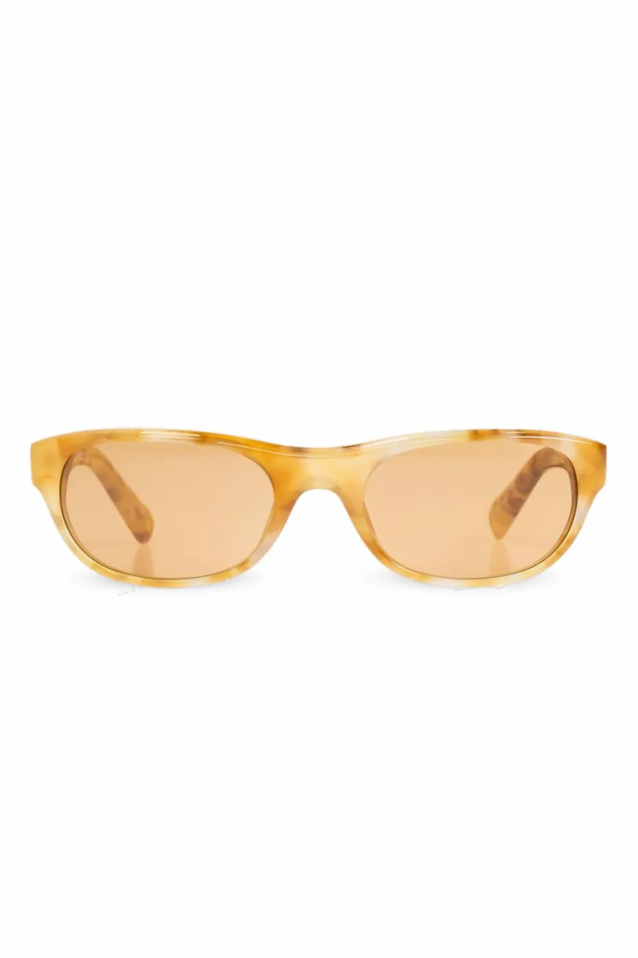 Jacquemus beżowy Okulary przeciwsłoneczne