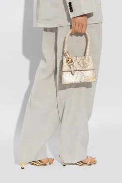 Jacquemus beżowy Torba na ramię ‘Le Chiquito Moyen Boucle’