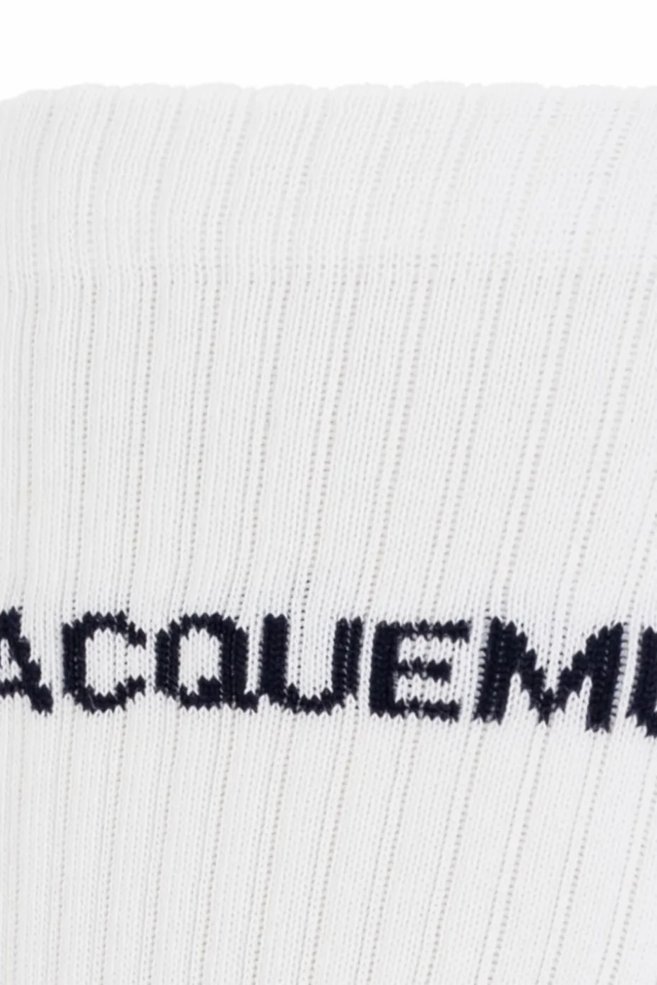 Jacquemus BIAŁY Skarpety z logo