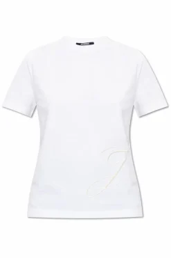 Jacquemus BIAŁY T-shirt z krótkim rękawem