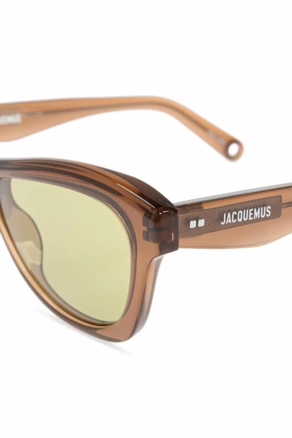 Jacquemus BRĄZOWY Okulary przeciwsłoneczne