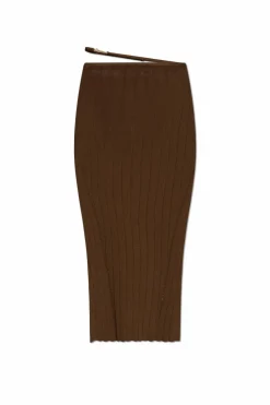 Jacquemus BRĄZOWY Spódnica ‘Pralu’