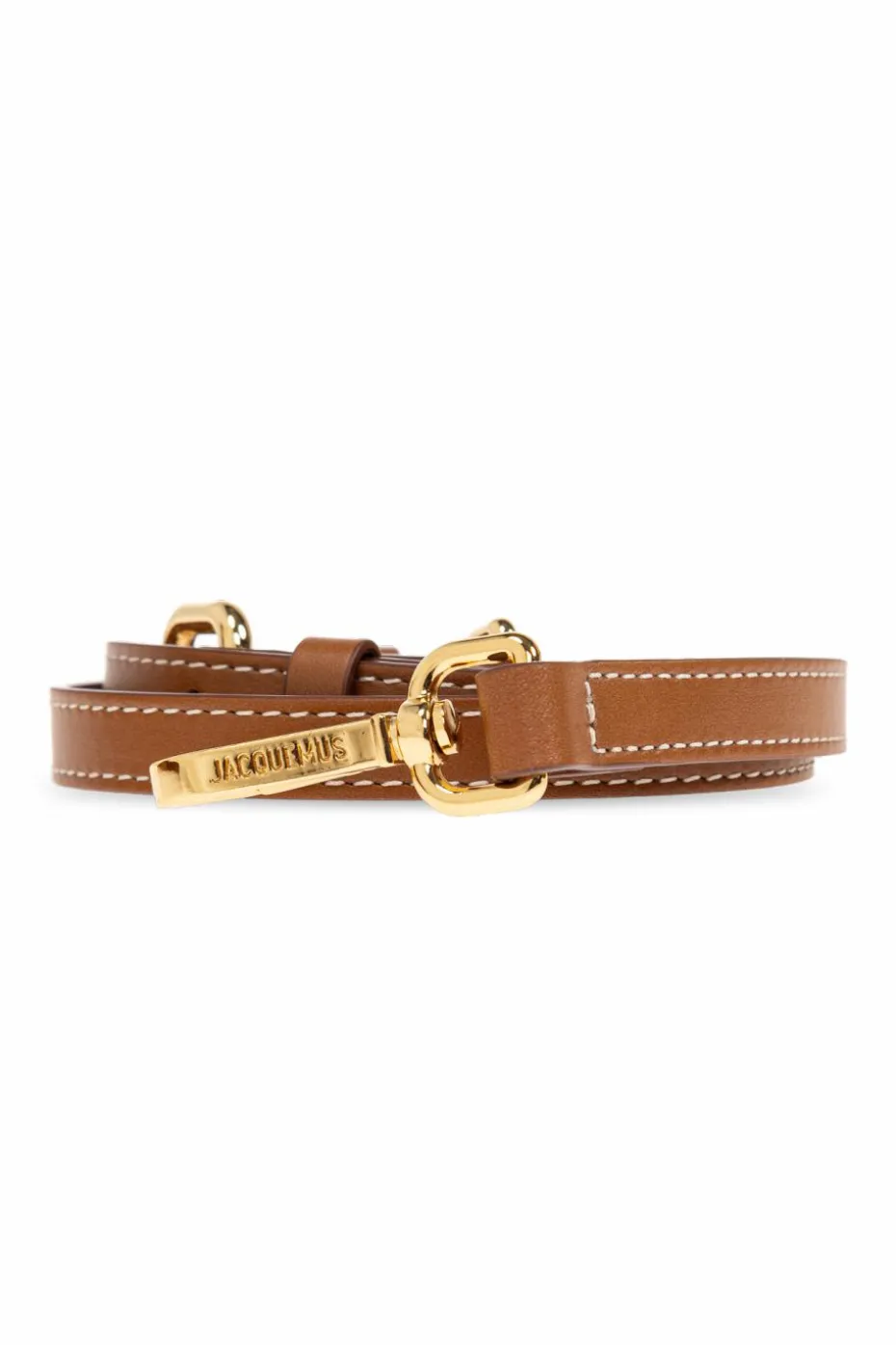 Jacquemus BRĄZOWY Torba do ręki `Bambino Large`