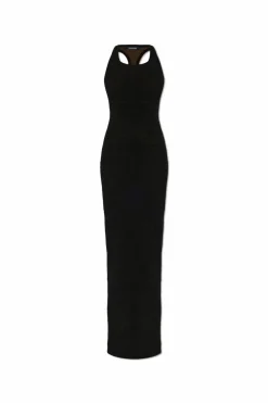 Jacquemus CZARNY Długa sukienka ‘Scala’