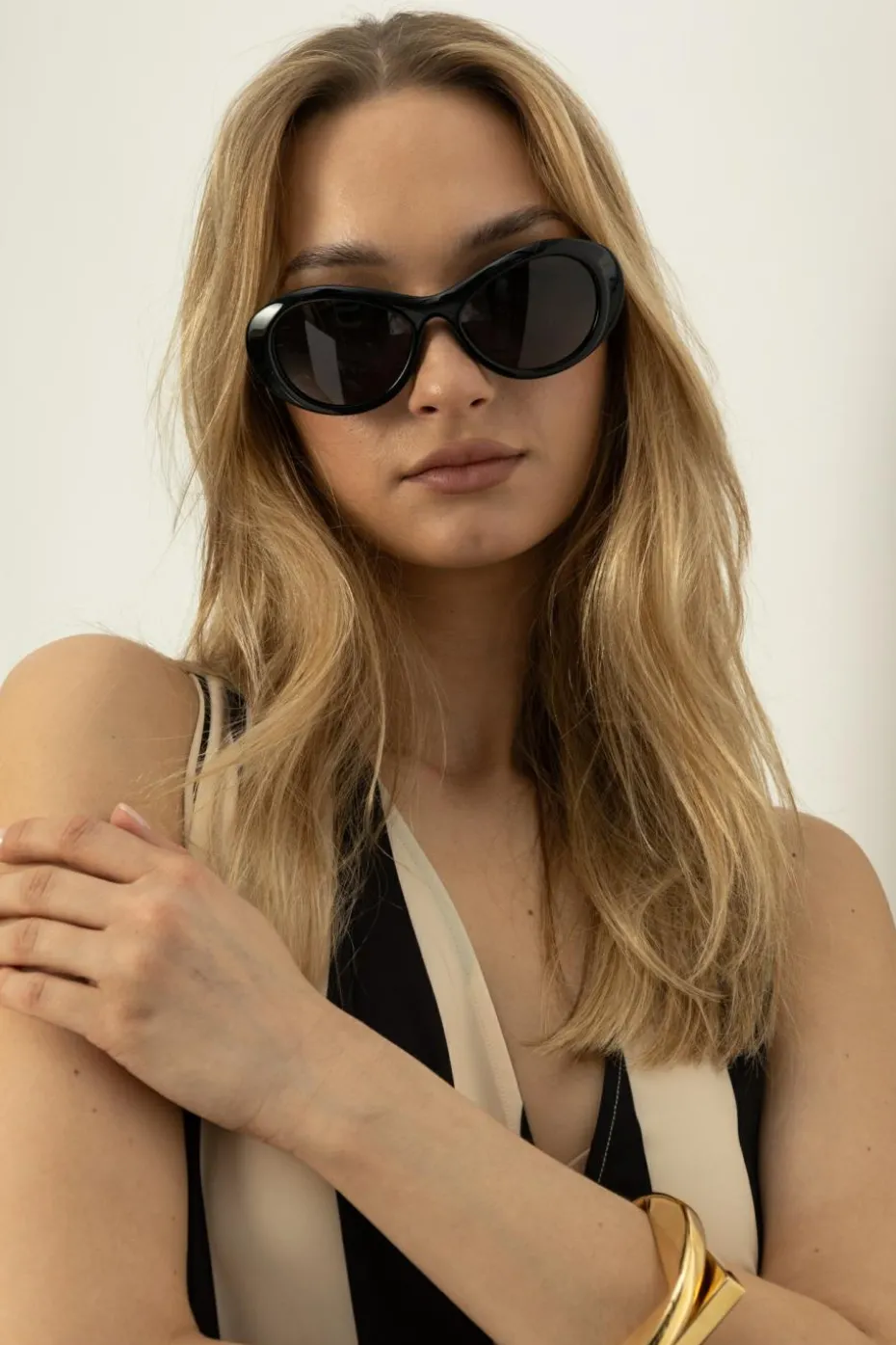 Jacquemus CZARNY Okulary przeciwsłoneczne