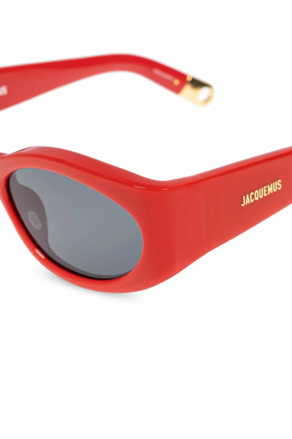 Jacquemus CZERWONY Okulary przeciwsłoneczne