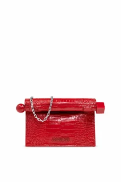 Jacquemus CZERWONY Torba do ręki `Le Petite Pochette Rond`
