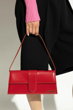 Jacquemus CZERWONY Torba na ramię `Bambino Long`