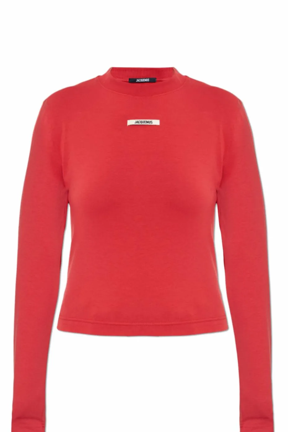 Jacquemus CZERWONY T-shirt z długimi rękawami