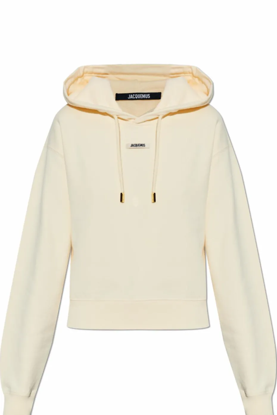 Jacquemus kremowy Bluza z kapturem