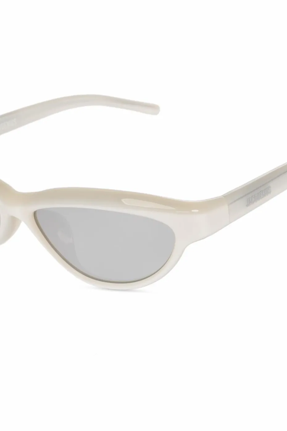 Jacquemus kremowy Okulary przeciwsłoneczne