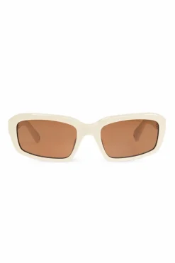 Jacquemus kremowy Okulary przeciwsłoneczne